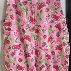 Womens Kellys Kids cotton poly blend bibs overalls Size 14